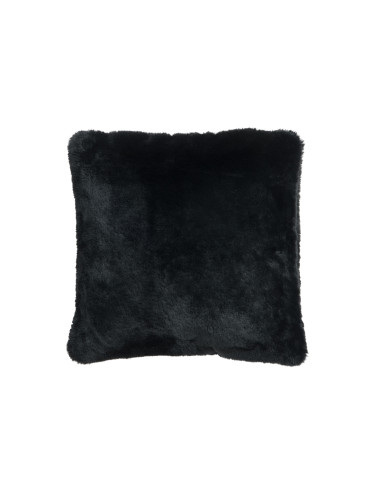 Coussin mignon en polyester noirJ-Line