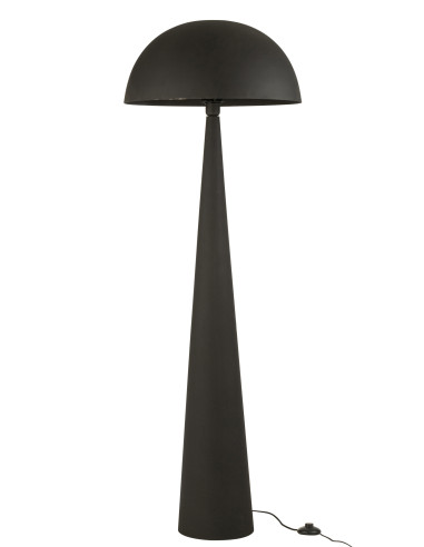 Lampe de table champignon en métal noir matJ-Line