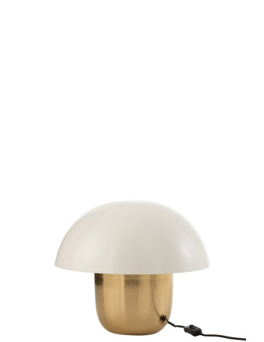 Lampe Champignon en Fer Blanc/Or PetitJ-Line