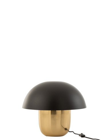 Lampe Champignon en Fer Noir/Or PetiteJ-Line