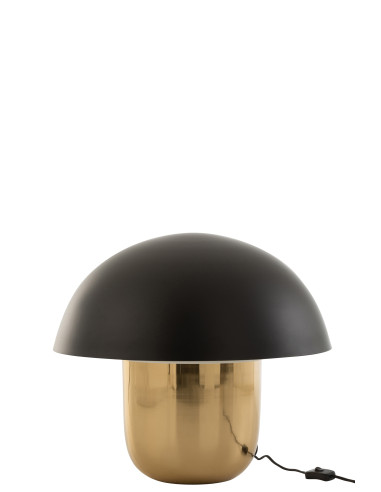 Lampe Champignon en Fer Noir/Or GrandeJ-Line