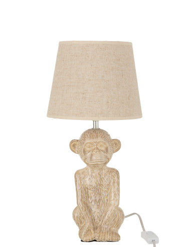 Lampe Singe Cem/Tex Beige/BeigeJ-Line