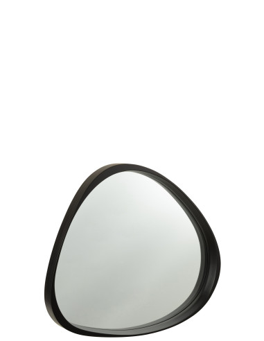 Miroir Giles Mdf/Verre Noir PetitJ-Line