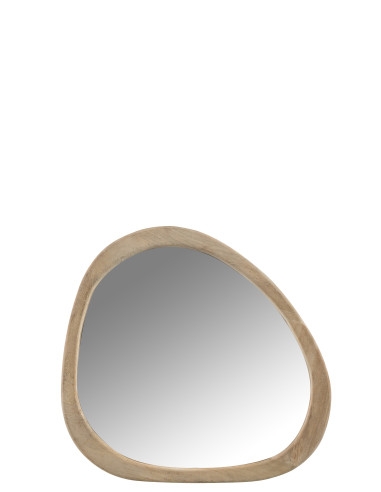 Miroir en bois de manguier irrégulier petitJ-Line