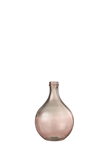 Vase en verre de Lisbonne saumon petitJ-Line