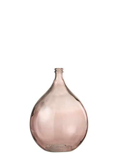 Vase Lisbonne en verre saumon grandJ-Line