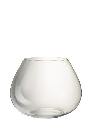 Vase en verre transparent grandJ-Line