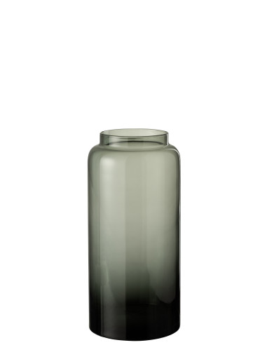 Vase Droit Long Verre Gris PetitJ-Line