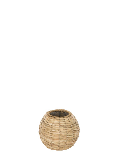 Vase Yumi Boule Paille Naturelle PetitJ-Line