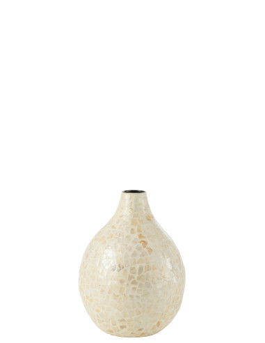 Vase Nuye Gouttes Coquillages / Bambou IvoireJ-Line