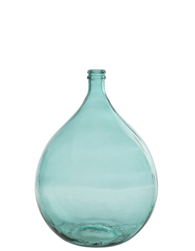 Vase Lisbonne en verre Aqua LargeJ-Line