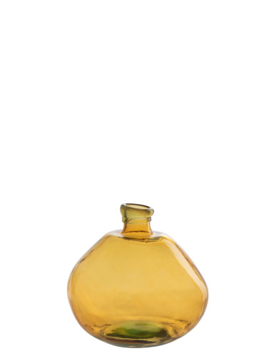 Vase Laura Verre Ocre PetitJ-Line