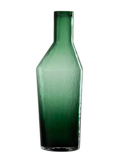 Bouteille décorative en verre vert grandJ-Line