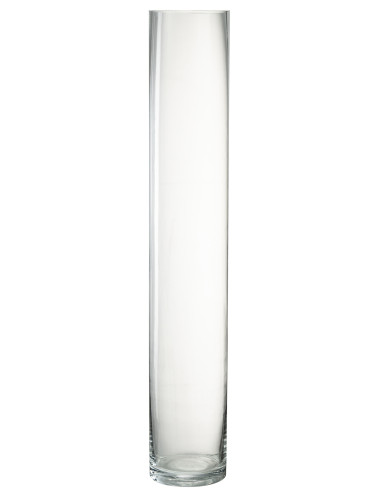 Vase cylindre en verre transparent grandJ-Line