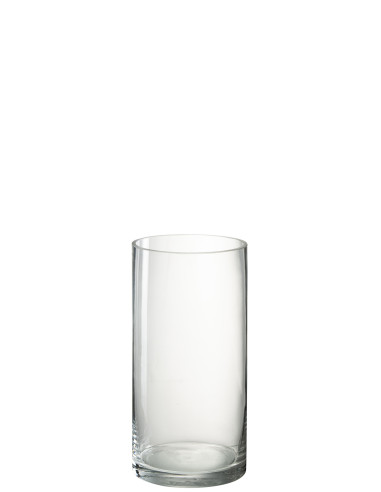 Vase Cylindre en Verre Transparent GrandJ-Line