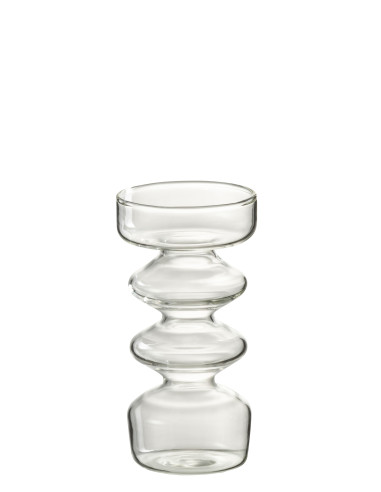 Grand vase en verre transparent LunaJ-Line