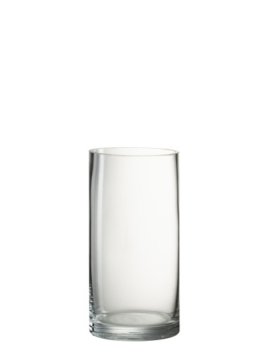 Vase cylindre en verre transparent petitJ-Line