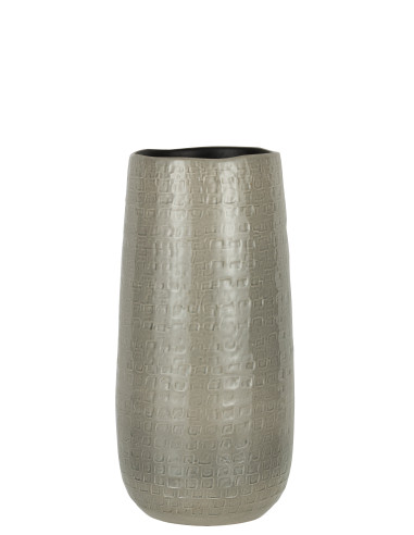 Motif de vase en céramique gris clair petitJ-Line