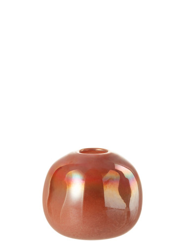 Vase Balle Verre Rouge PetitJ-Line