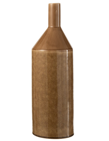 Vase en céramique marron de grande tailleJ-Line