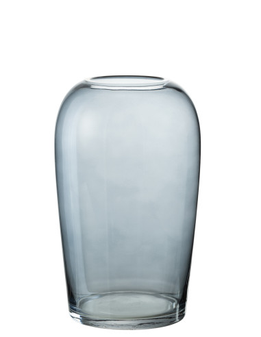 Vase Œuf Verre Gris GrandJ-Line