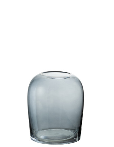 Vase Œuf Verre Gris PetitJ-Line