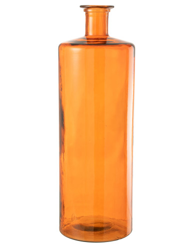 Vase en verre large orange grandJ-Line