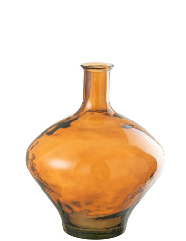 Vase en verre cerise marronJ-Line