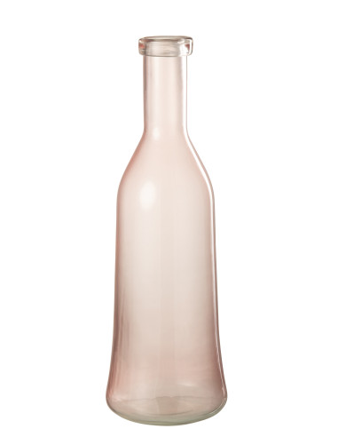 Vaas Bruni en verre rose clair de taille moyenneJ-Line