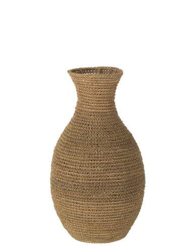 Vase Lise Seagrass Naturel MoyenJ-Line