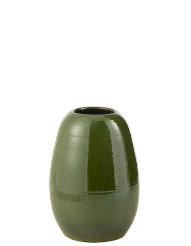 Vase Lola en porcelaine vert moyenJ-Line