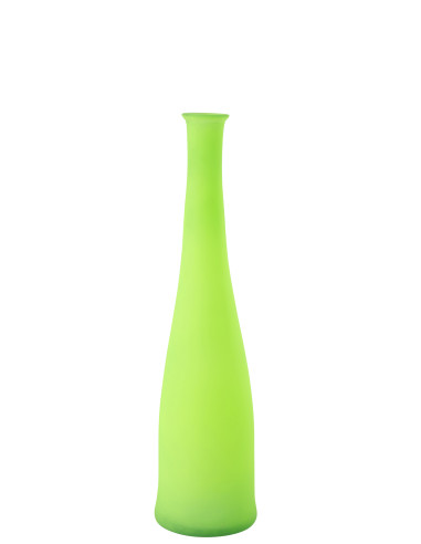 Vase Bouteille Verre Néon Vert PetitJ-Line