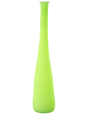 Vase Bouteille Verre Néon Vert GrandJ-Line