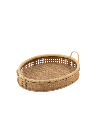 Plateau en osier/bambou naturel petitJ-Line